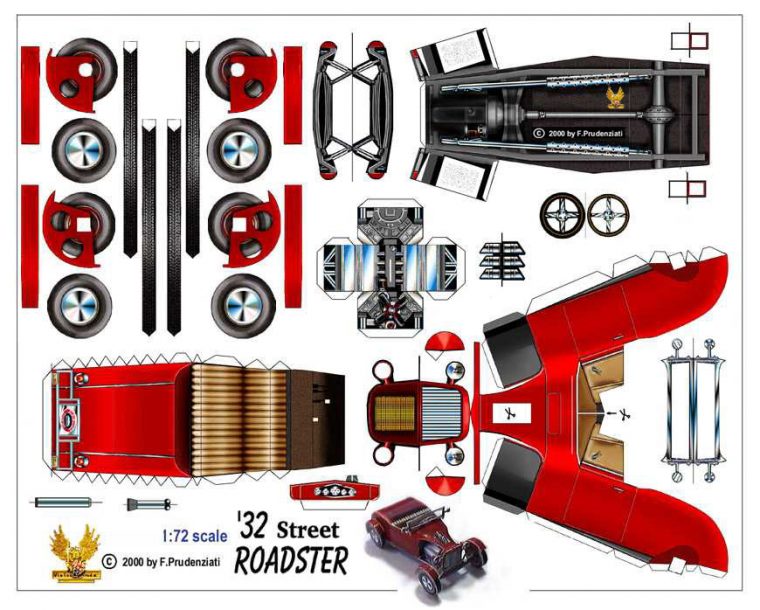 👍 Comment Construire Voiture serapportantà Maquette De Voiture En Carton