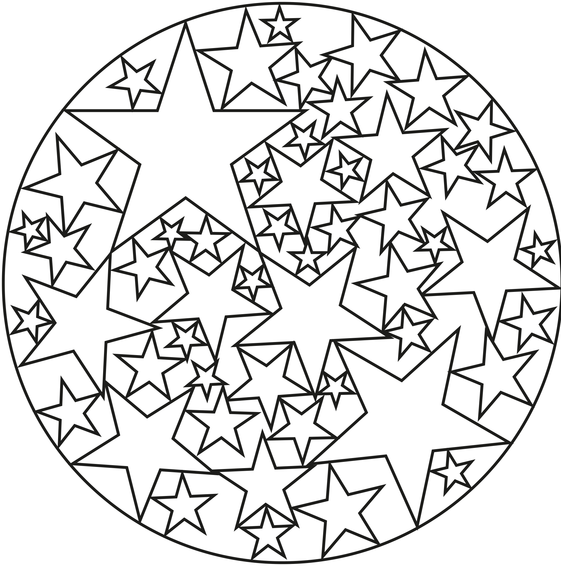 Facile Mandala Jolies Etoiles - Coloriage Mandalas serapportantà Coloriage Etoile 