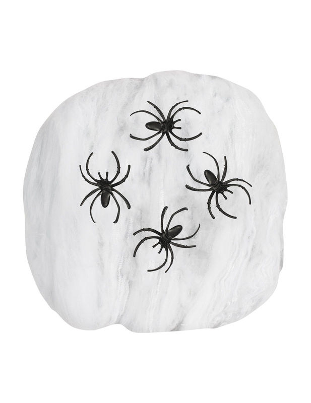 Fausse Toile D'Araignée Blanche Halloween serapportantà Halloween Araignée