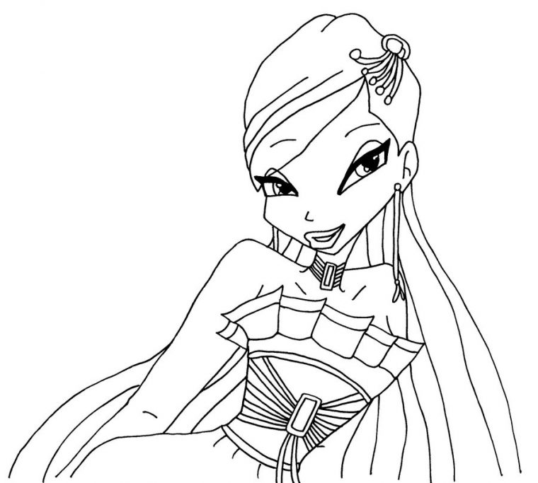 Fée : Coloriage Winx Club À Imprimer Et Colorier encequiconcerne Coloriages Winx