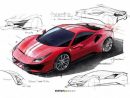 Ferrari 488 Pista Official Sketches#Cardesign #Car #Design serapportantà Dessin Ferrari