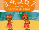 Fiches À Calculer 3,4,5,6,7 Avec Les Animaux Du Cirque concernant Les Animaux Du Cirque Maternelle