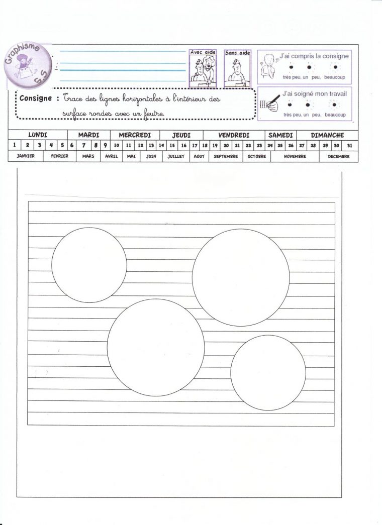 Fiches De Graphisme Gs Période 1 Et 2 – La Classe De destiné La Classe De Luccia Graphisme