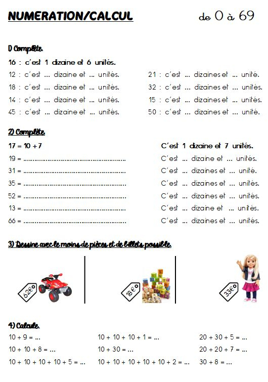 Fichier De Mathematiques Ce1  Mathematique Ce1, Ce1 encequiconcerne Fiche Francais Ce1 Imprimer Primanyc 