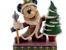Figurine Disney Mickey Pere Noel - Traditions De Jim Shore dedans Maison De Mickey Noel