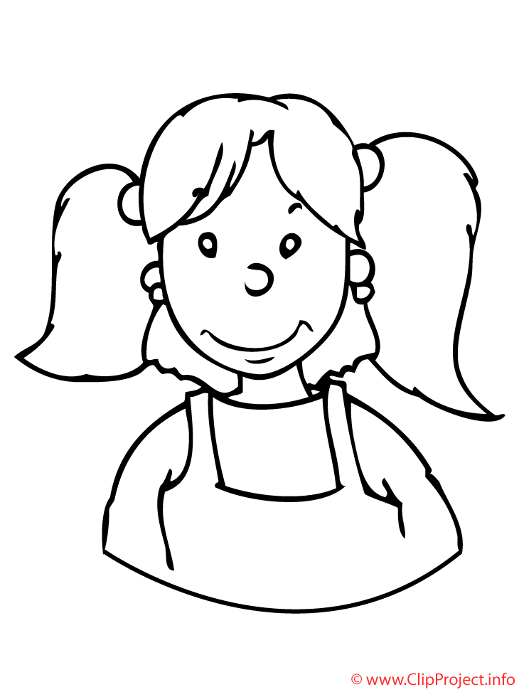 Fille Coloriage - Pages À Colorier Pour Les Filles Dessin intérieur Dessin Pour Filles