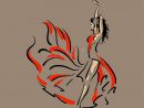 Flamenco Illustration De Vecteur. Illustration Du Danse à Comment Dessiner Une Danseuse De Flamenco