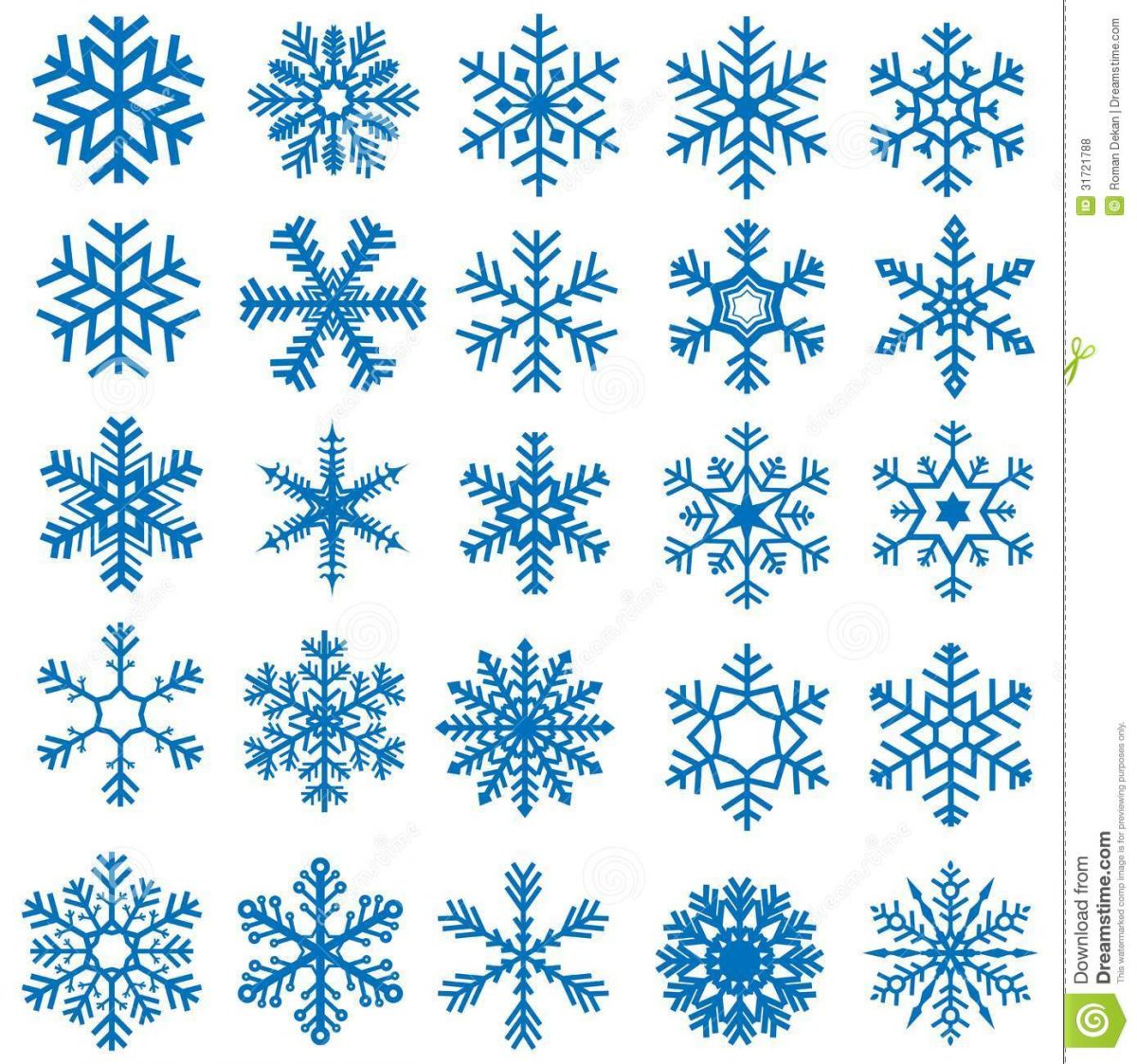 Flocons De Neige Illustration De Vecteur. Illustration Du concernant Dessin De Flocon