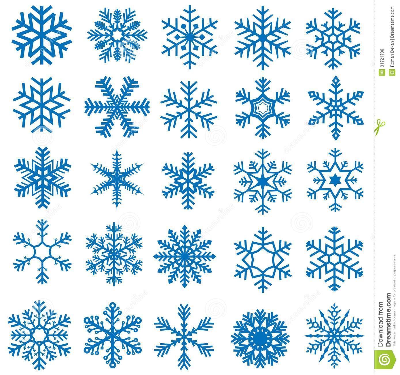 Flocons De Neige Illustration De Vecteur. Illustration Du dedans Flocon Neige Dessin 