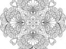 Flowers Mandala Coloring Pages Printable tout Dessin Mandala