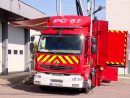 Focus Sur Le Camion Pc Des Sapeurs-Pompiers - intérieur Camion Pompier