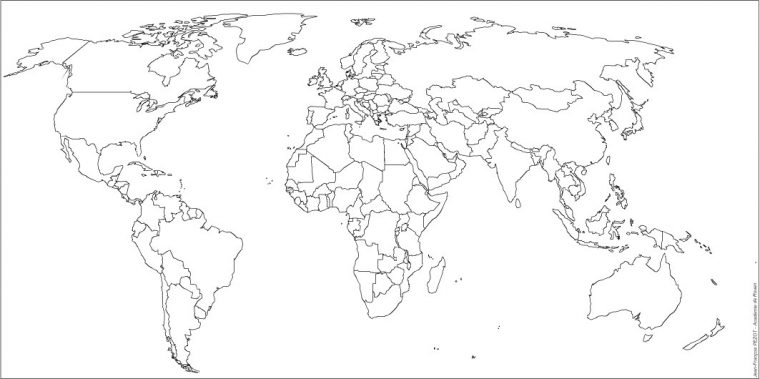 Fond De Carte Du Monde – Carte-Monde avec Fonds De Carte France Eduscol