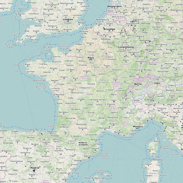 Fonds De Carte - Openstreetmap France serapportantà Fond De Carte France Ã©Duscol 