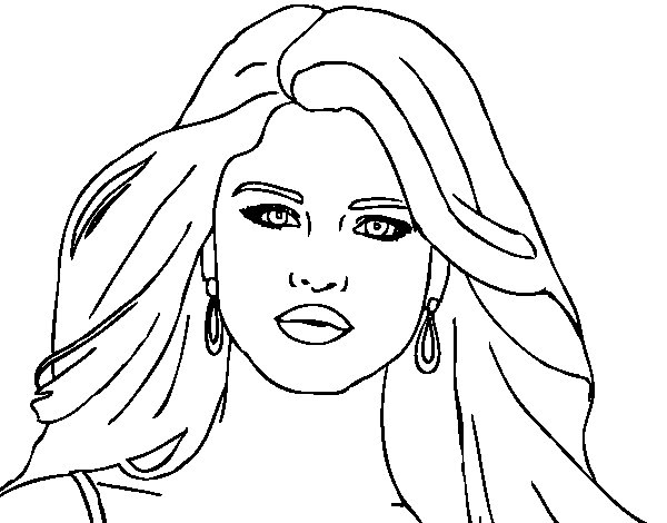 Fotos De Selena Gomez Para Pintar - Imagui pour Coloriage De Selena Gomez 