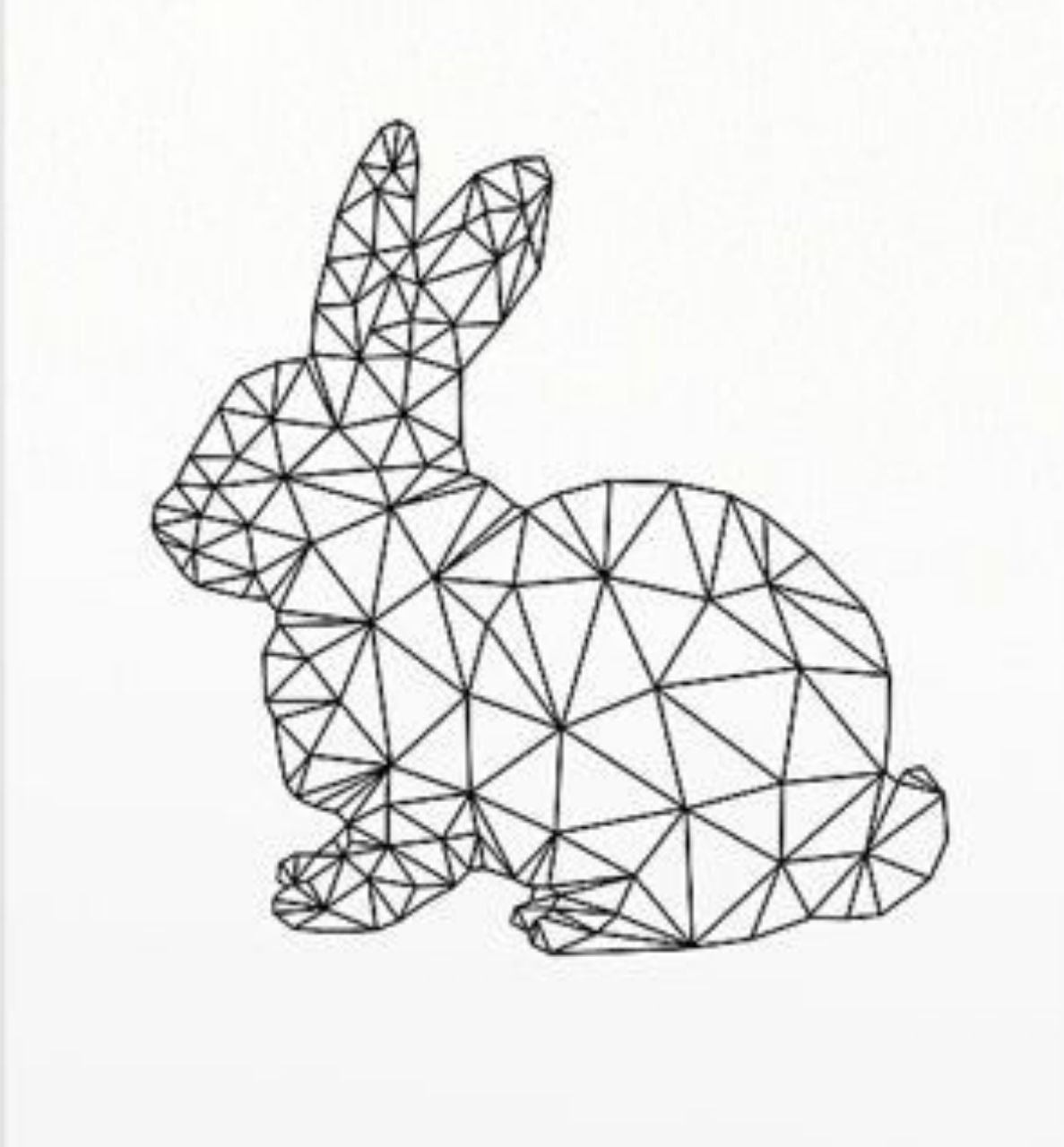 Fractal Rabbit  Dessin Origami, Époque Géométrique pour Dessin Forme 