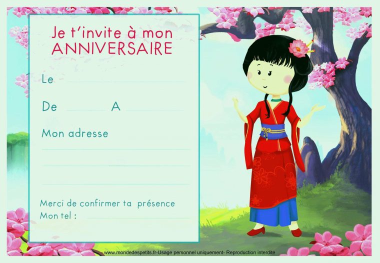 Fresh Carte D Anniversaire 10 Ans Fille  Invitations pour Carte D Anniversaire Fille A Imprimer