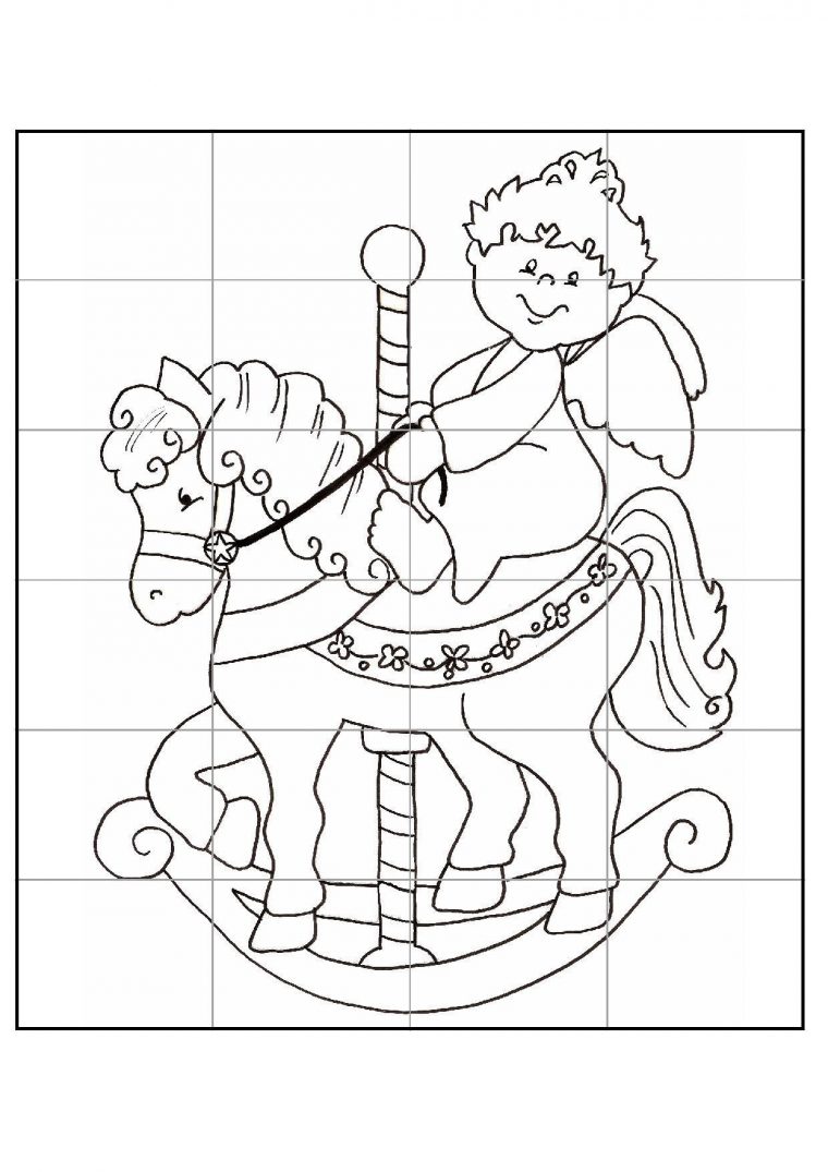 Gabarit – Calendrier De L'Avent Puzzle N°3 destiné Coloriage Calendrier De L Avent