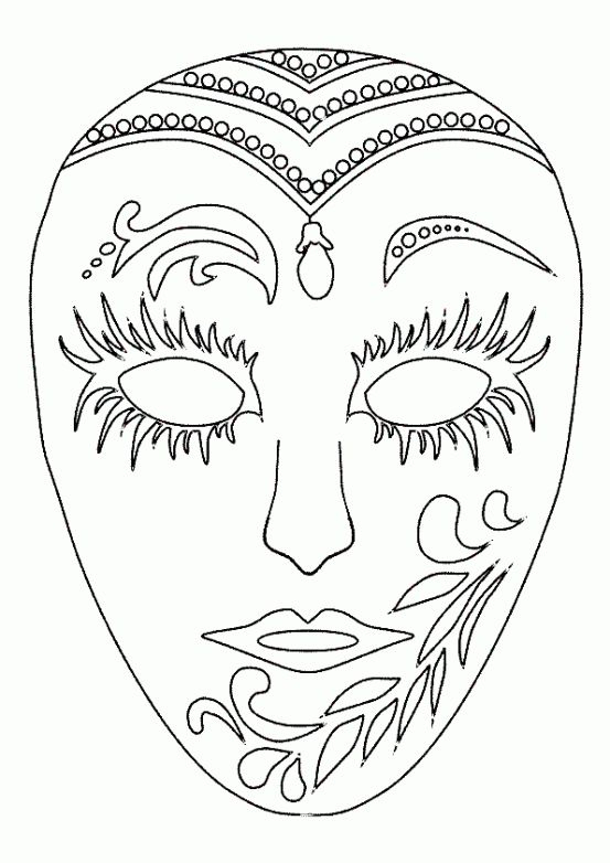 Gabarit De Masque De Carnaval  Mascaras De Carnaval pour Masque Carnaval À Imprimer Gratuit 
