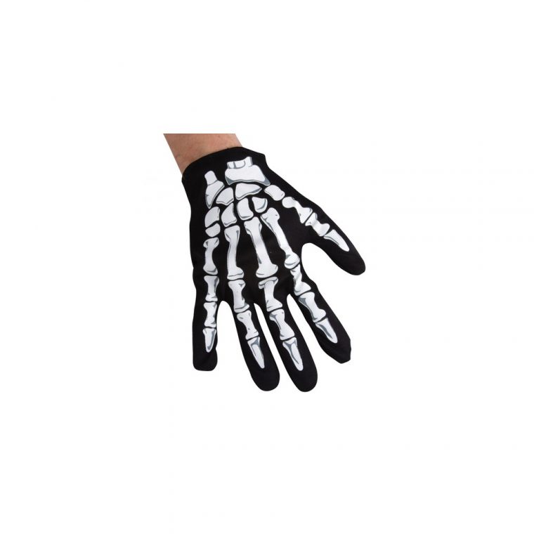 Gants Enfant Noirs Squelette – L'Univers De La Fête Saint dedans Squelette Pour Enfant