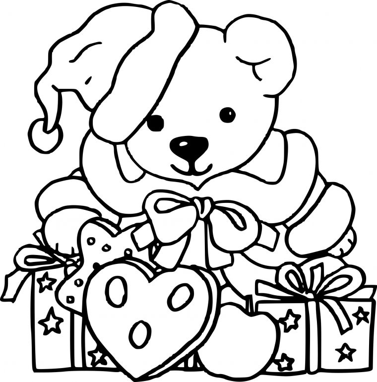 Génial Coloriage D Ours De Noel  Haut Coloriage Hd-Images dedans Ours A Colorier Et Imprimer