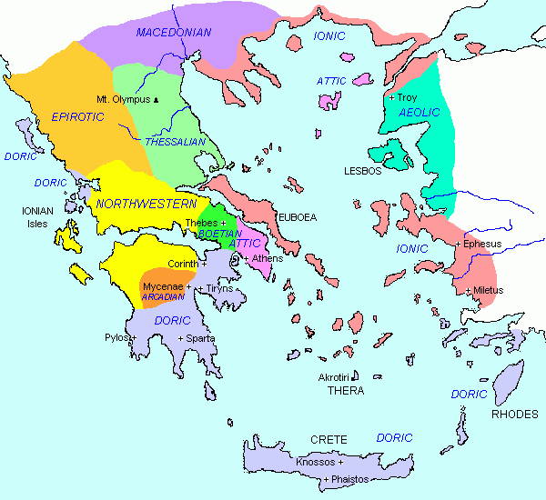 Geography Pages For Dr. Rollinson&amp;#039;S Courses And Resources destiné Grece Regions 