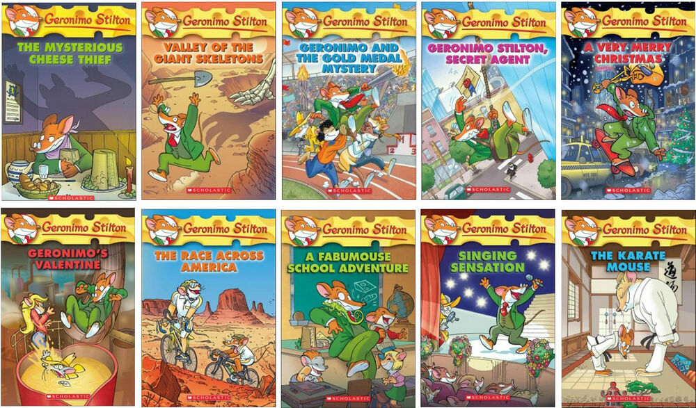 Geronimo Stilton Series Collection Set Books 31-40 Brand serapportantà Geronimo Stilton Francais