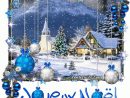 Gif-Animé-Joyeux-Noël-Paysage-Enneigé-Décorations-Noël concernant Image Gratuite De Noel