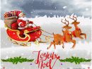 Gif-Joyeux-Noël-Père-Noël-Traineau-Rennes-Neige-2 - Les encequiconcerne Traineau De Noel