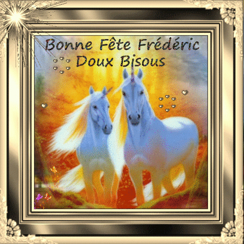 Gifs Bonne Fête Prénom Frédéric - Balades Comtoises intérieur Fete Prenom 