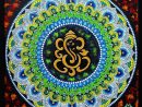 Gnaesha Mandala Painting  Artowalls destiné Mandala