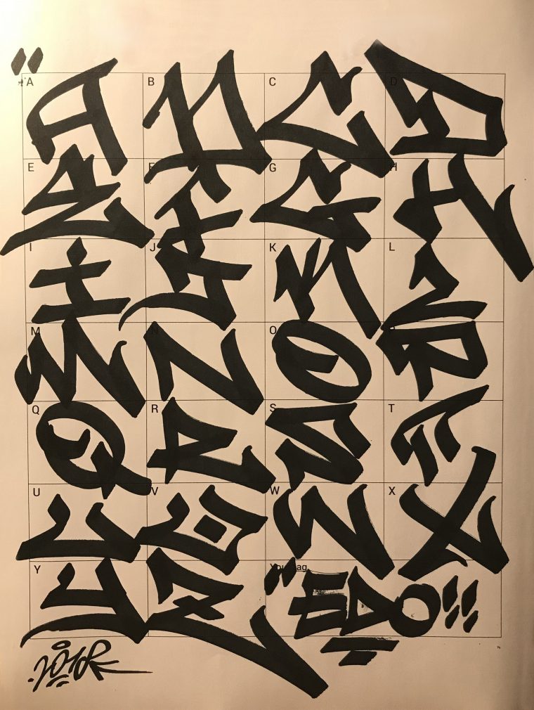 Graffiti Letters: 61 Graffiti Artists Share Their Styles destiné Alphabet En Tag 3D