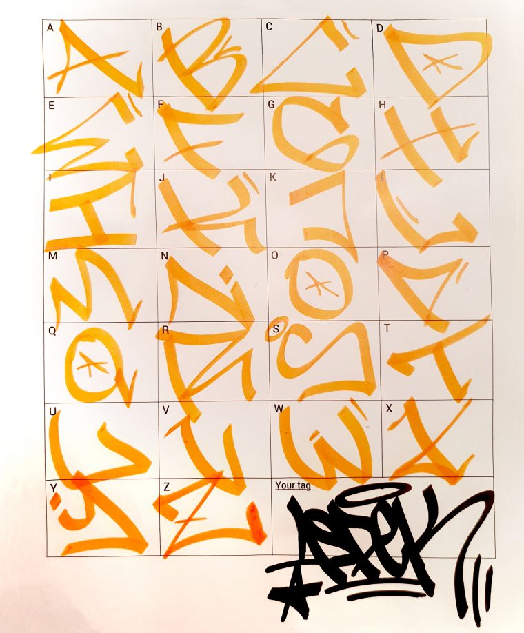 Graffiti Letters: 61 Graffiti Artists Share Their Styles destiné Lettre Alphabet Tag