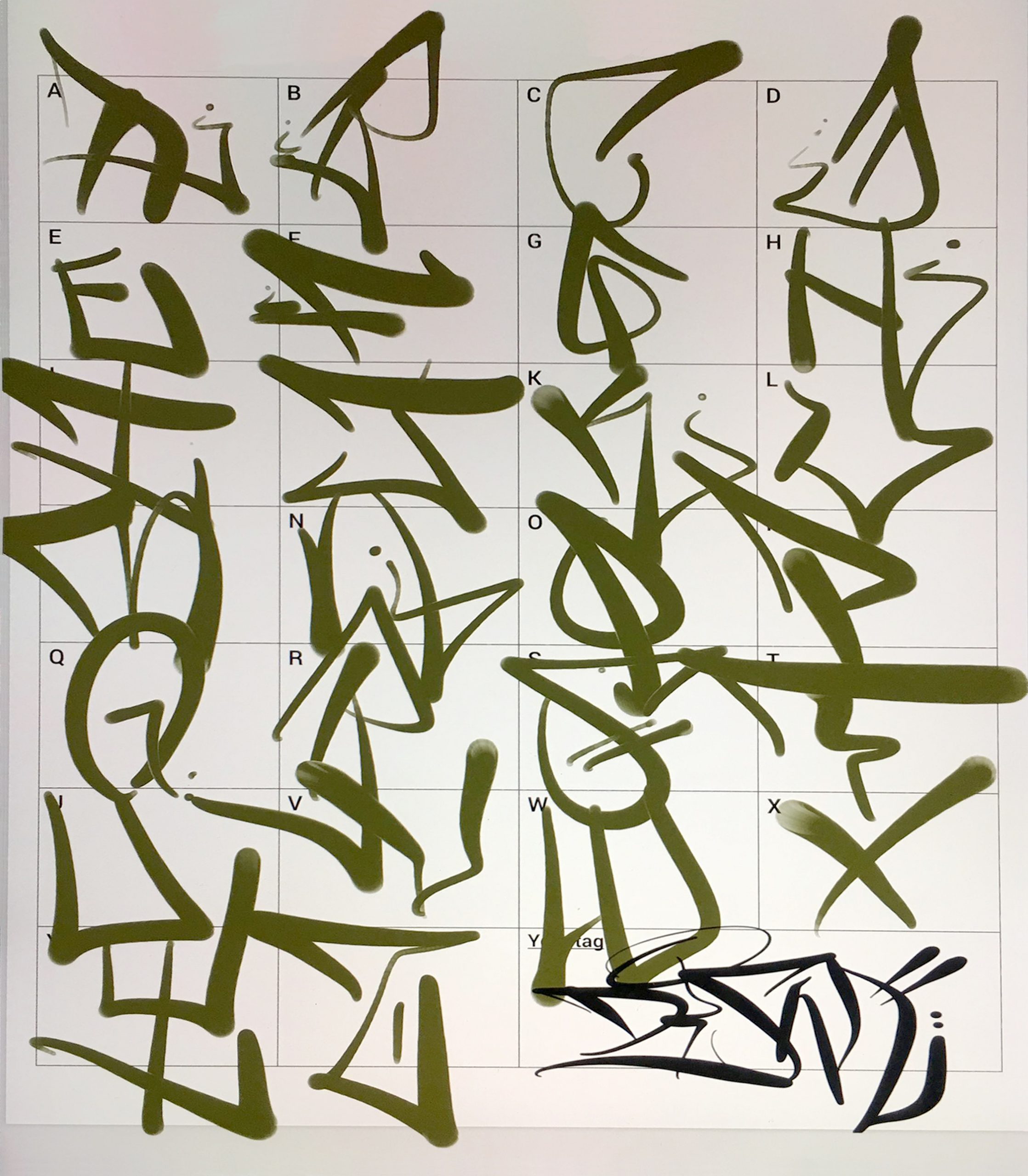 Graffiti Letters: 61 Graffiti Artists Share Their Styles encequiconcerne Lettre Alphabet Tag 