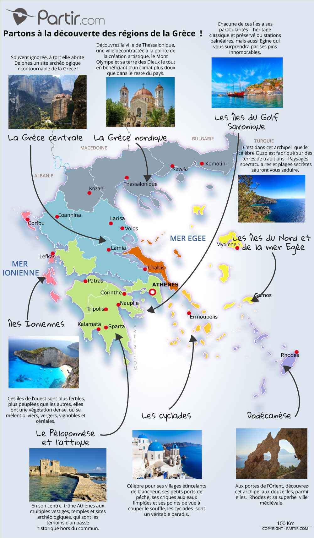 Grèce Tourisme » Vacances - Guide Voyage à Grece Regions 