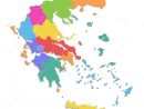 Greece Map, New Political Detailed Map, Separate dedans Grece Regions