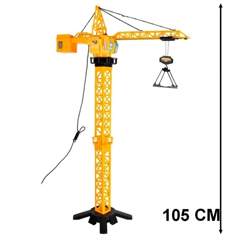 Grue De Chantier Xxl 105 Cm Jouet – Jeux Éducatifs  Loulomax intérieur Jeux De Grue De Chantier Gratuit