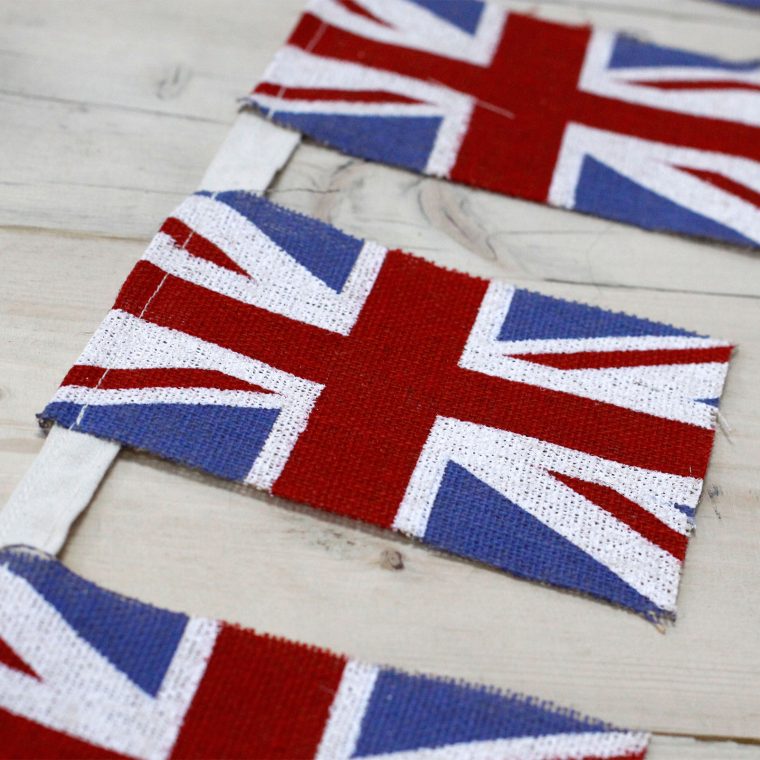 Guirlande Jute – Drapeau Anglais à Drapeu Anglais