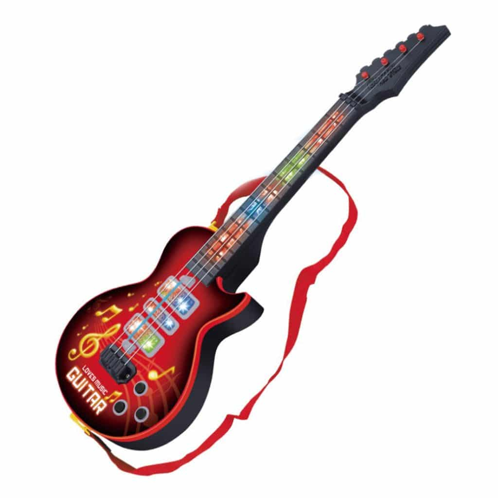 Guitare Électrique À 4 Cordes Style Rock • Enfant World à Guitare Spiderman