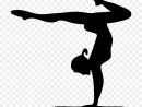 Gymnastique, Silhouette, La Gymnastique Rythmique Png concernant Dessin De Gymnaste