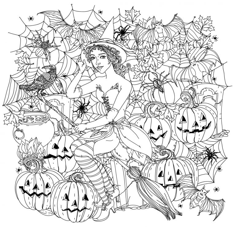 Halloween À Colorier – Ma Petite Médiathèque pour Dessin À Colorier D Halloween