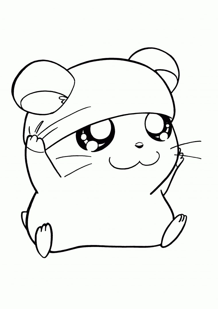 Hamster Coloring Pages – Best Coloring Pages For Kids serapportantà Hamster À Colorier