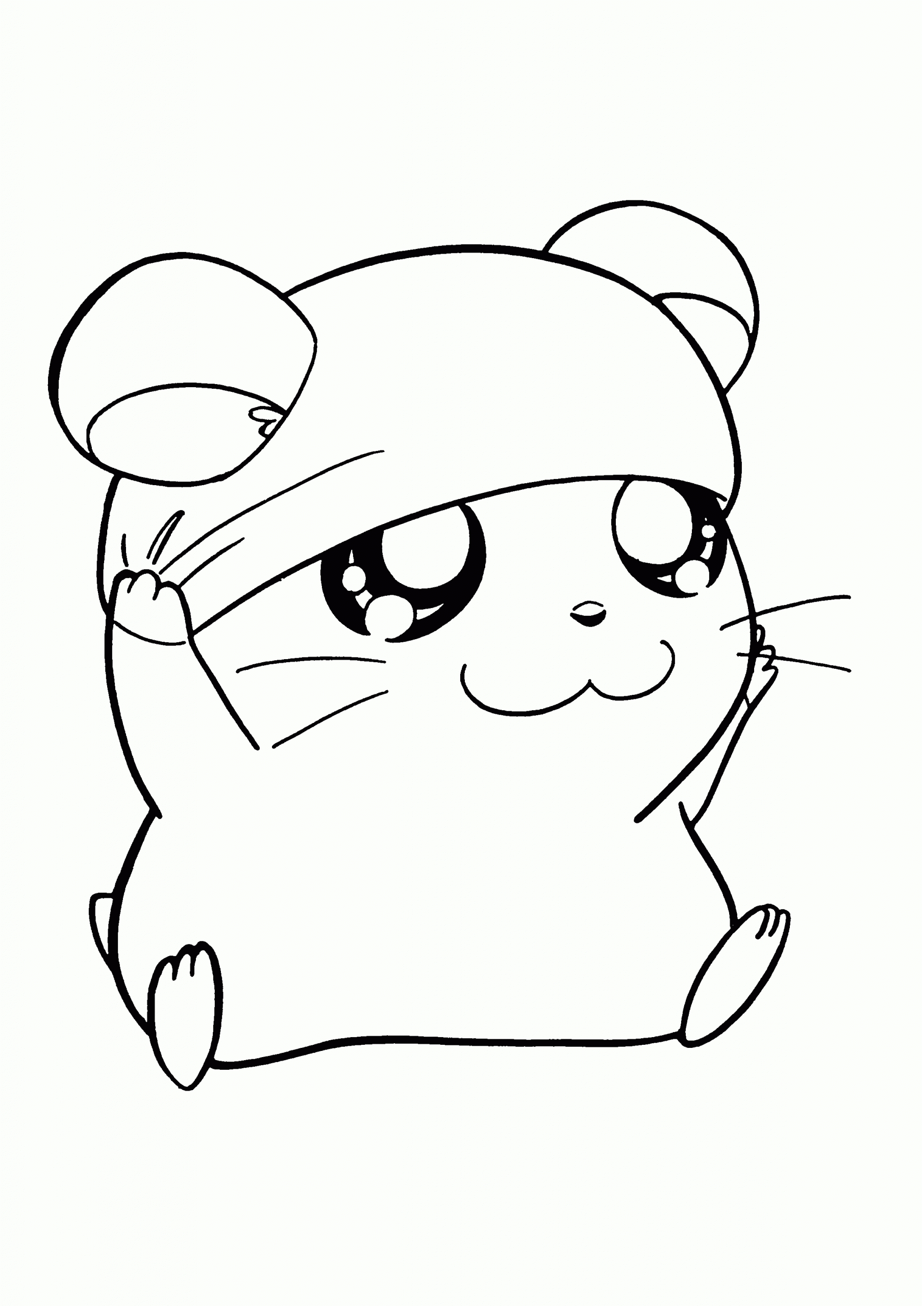 Hamster Coloring Pages - Best Coloring Pages For Kids serapportantà Hamster À Colorier 