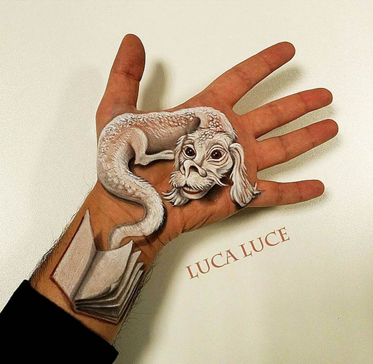 Hand Painting : Il Dessine Des Illusions 3D Sur Sa Main destiné Main 3D Dessin
