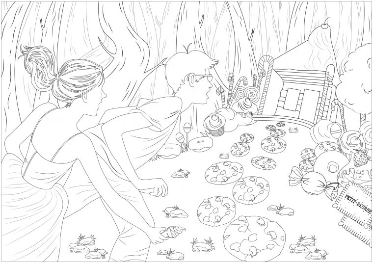 Hansel Et Gretel Histoire A Imprimer – Aperçu Historique avec Coloriage Hansel Et Gretel