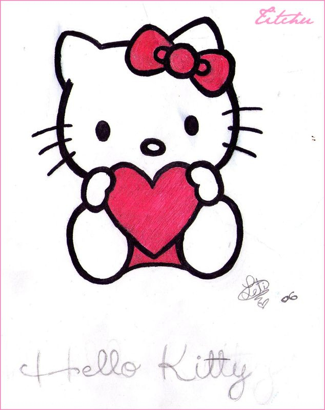Hello Kitty - Sweet Dreams In Titchu'S Bubble avec Hello Kitty A Dessiner