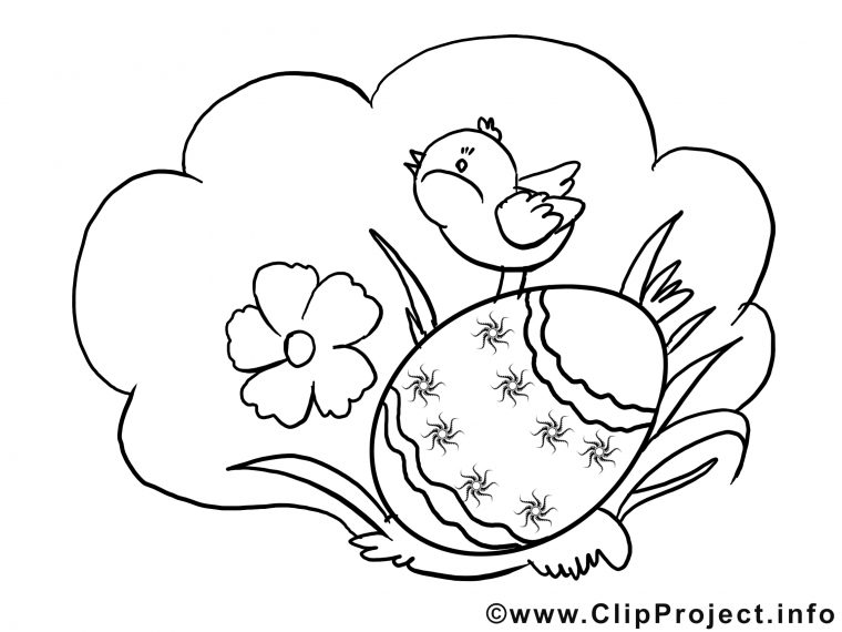 Herbe Poussin Clipart – Pâques Dessins À Colorier – Pâques pour Poussin À Colorier