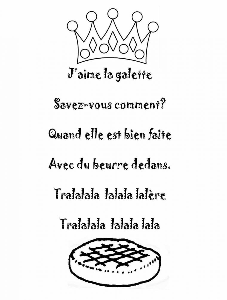 Histoire Roule Galette intérieur Roule Galette Coloriage