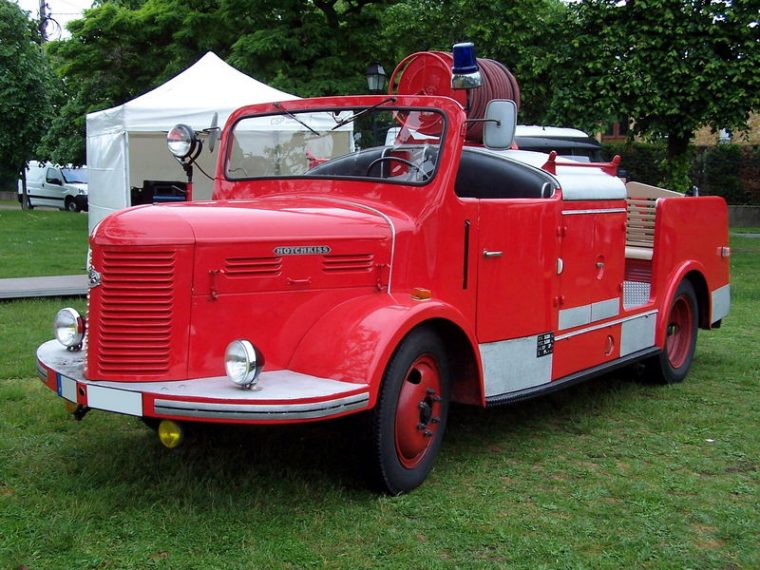 Hotchkiss Véhicule De Pompier – Oldiesfan67 "Mon Blog Auto" intérieur Voitures De Pompiers