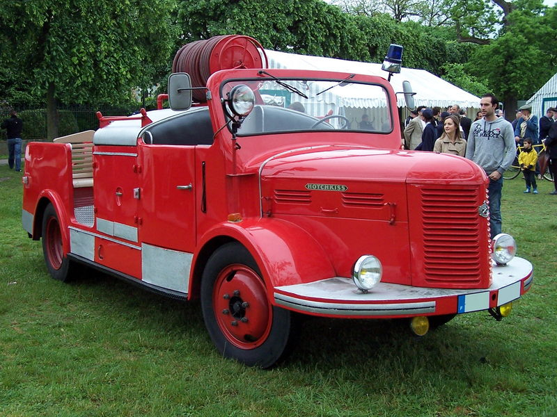 Hotchkiss Véhicule De Pompier - Oldiesfan67 &amp;quot;Mon Blog Auto&amp;quot; pour Voitures De Pompiers 