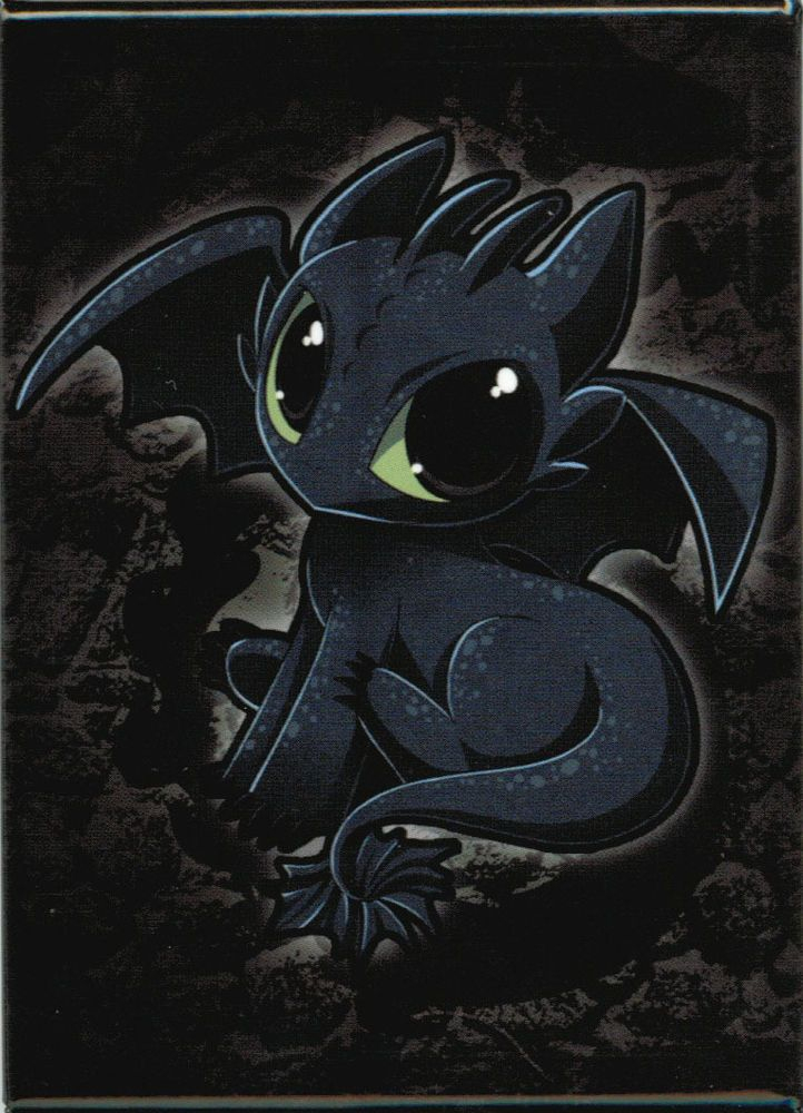 How To Train Your Dragon 2 Baby Toothless Magnet  Baby concernant Dragon Croque Mou